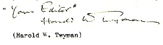 H. W. Twyman