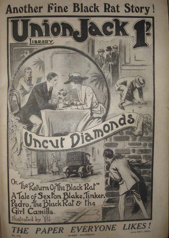 UNCUT DIAMONDS; OR, THE RETURN OF THE BLACK RAT